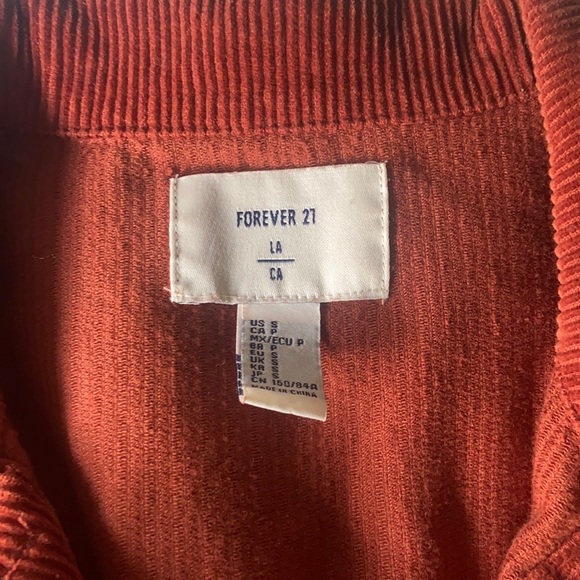 Corduroy burnt orange jacket - Picture 3 of 3